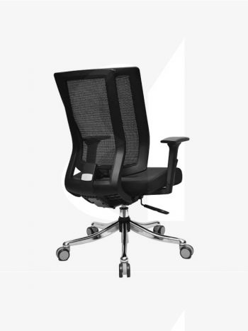 Nathan Mesh Medium Back Revolving Office Chair Brennen Bengaluru

COMFY THE CHAIR WITH FLEXIBLE BACK SUPPORT

BACKREST MADE OF PPGF MATERIAL UPHOLSTERED WITH IMPORTED NYLON MESH

BACK SUPPORT MADE OF NYLON MATERIAL

3D ADJUSTABLE ARMREST

MOULDE
